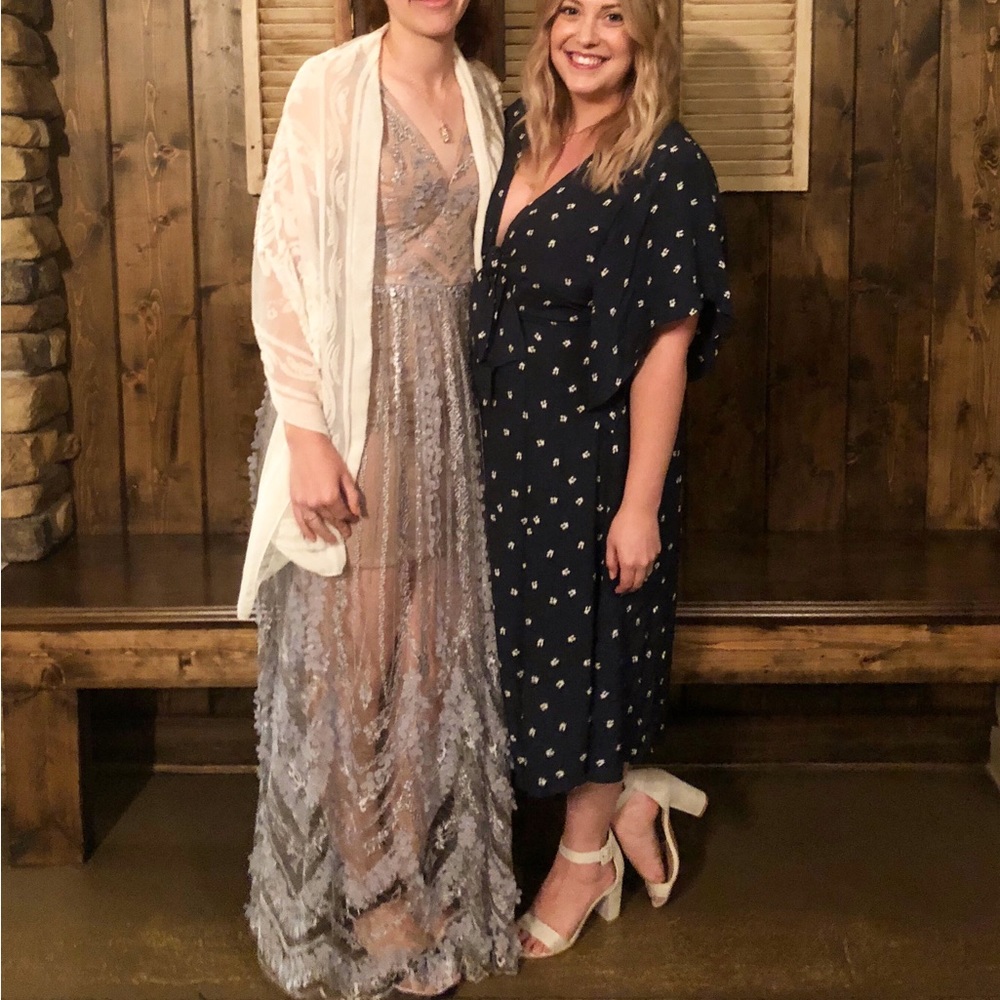 Faithful by Anthropologie Floral Cutout Midi Dress - Picture 5 of 5